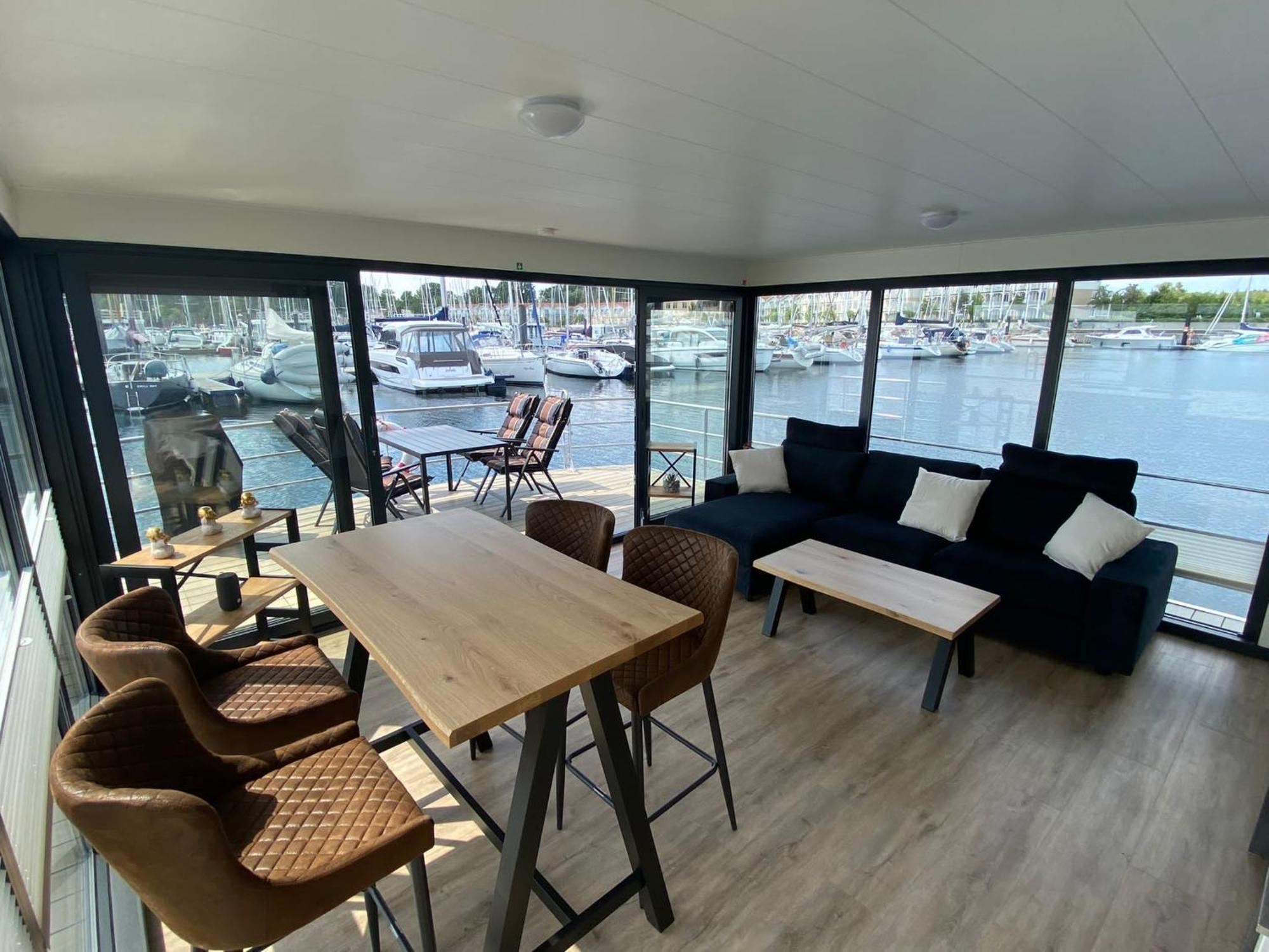 Urlaub Auf Dem Wasser Mit Einmaligen Ausblick - Well Hausboote Boltenhagen 10 Extérieur photo