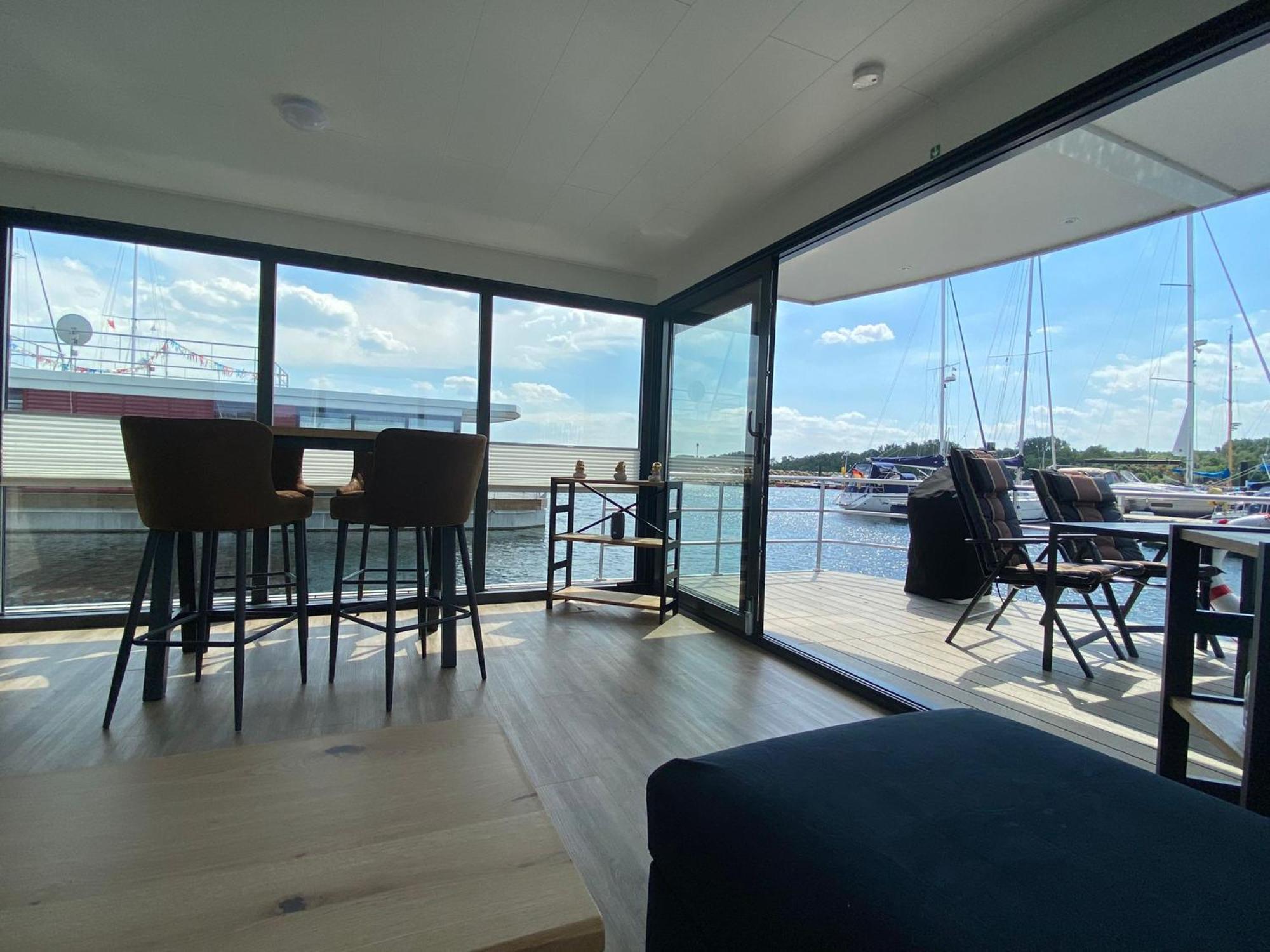 Urlaub Auf Dem Wasser Mit Einmaligen Ausblick - Well Hausboote Boltenhagen 10 Extérieur photo